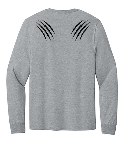 Athletic Heather Adult Unisex Cotton Long Sleeve T-Shirt