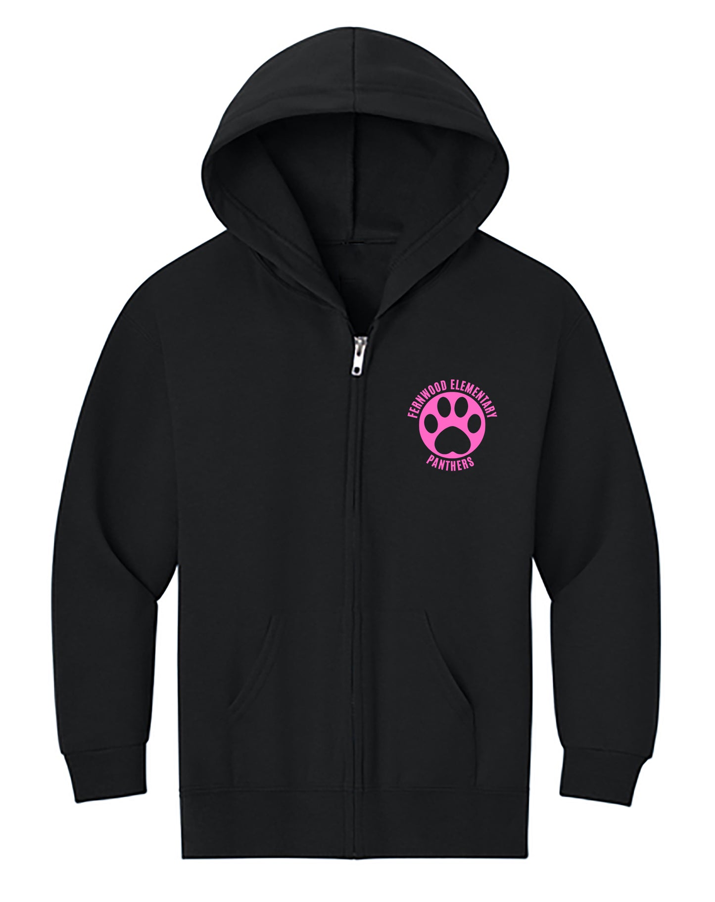 Fernwood Youth NuBlend® Full-Zip Hooded Sweatshirt