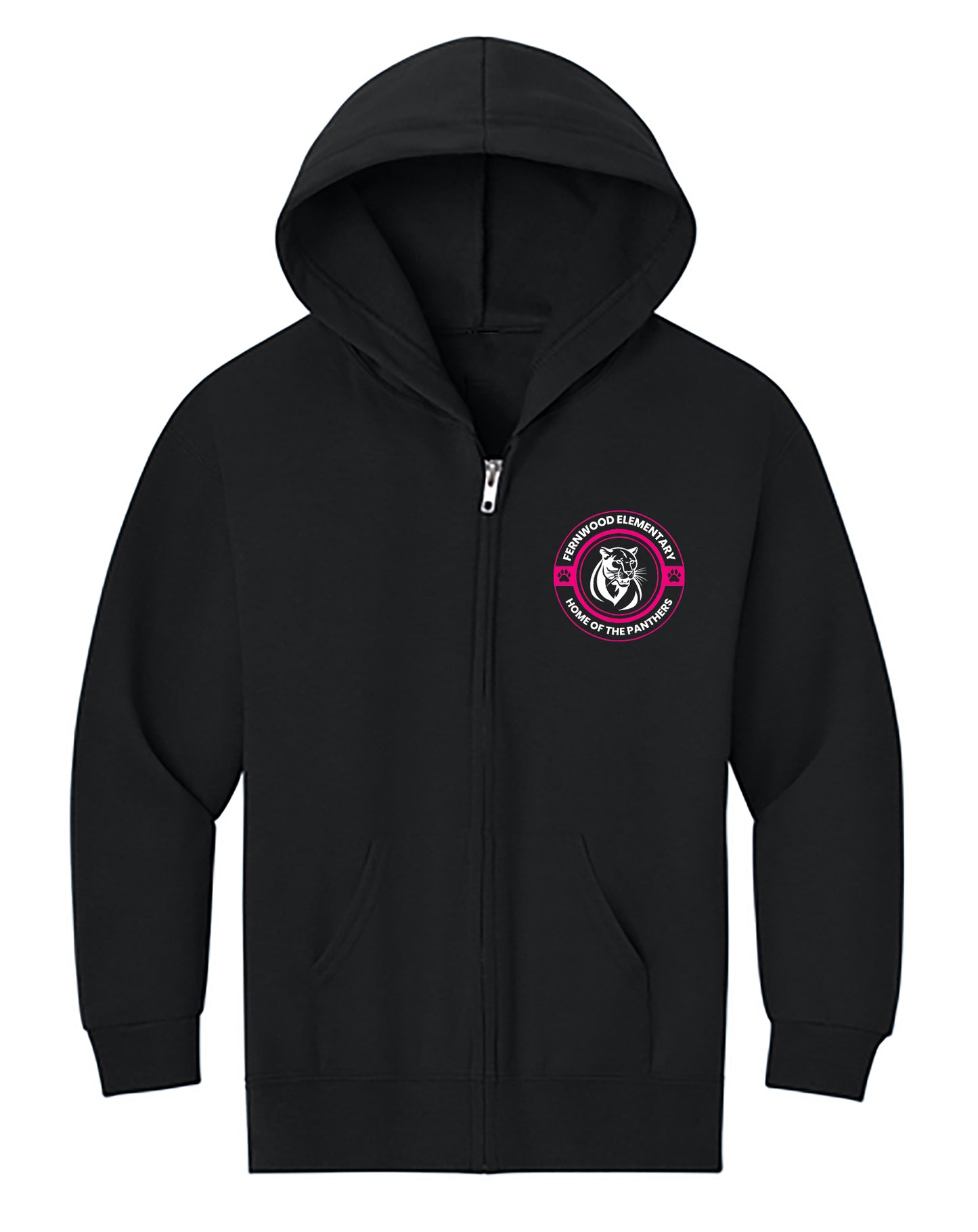 Fernwood Youth NuBlend® Full-Zip Hooded Sweatshirt