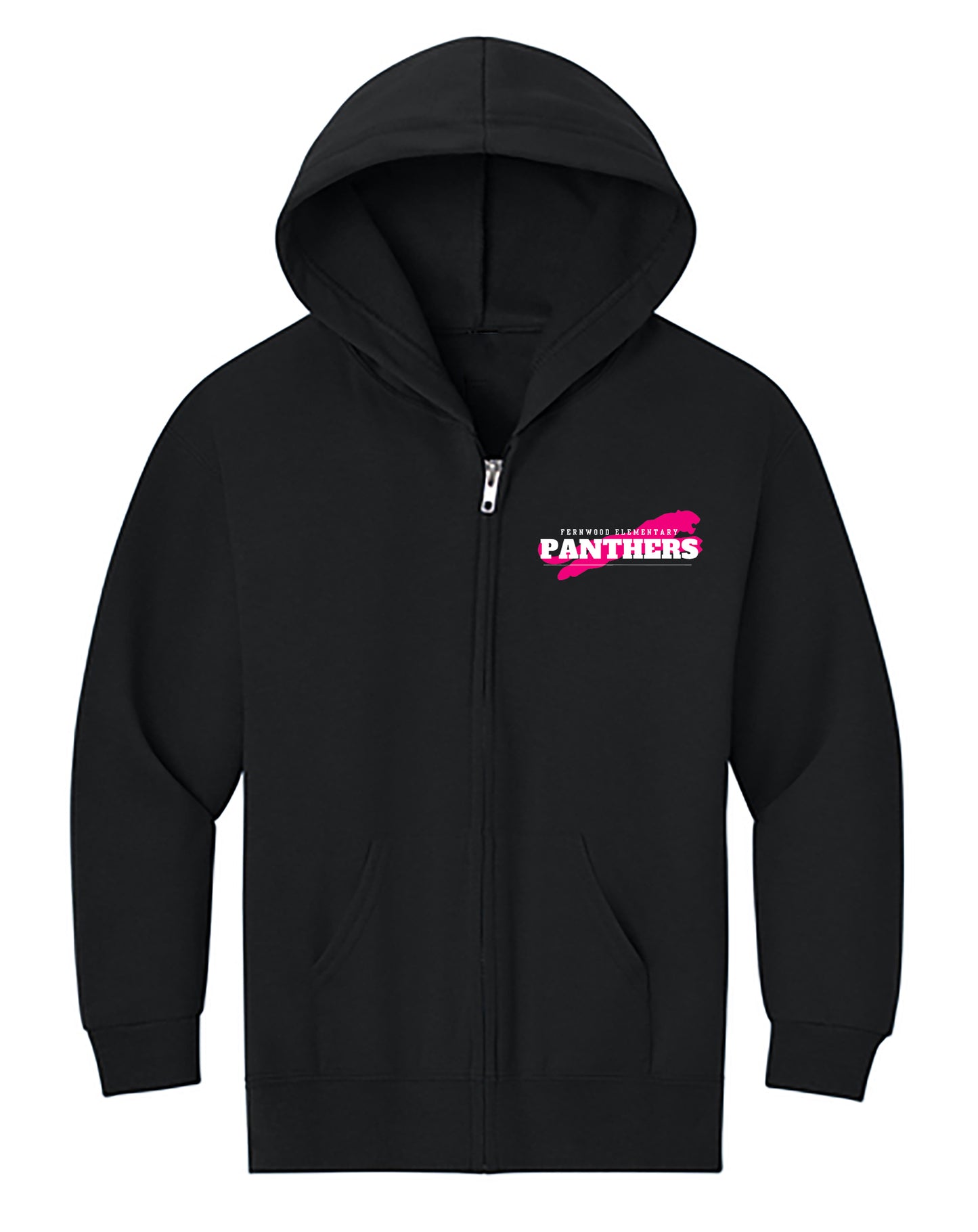 Fernwood Youth NuBlend® Full-Zip Hooded Sweatshirt