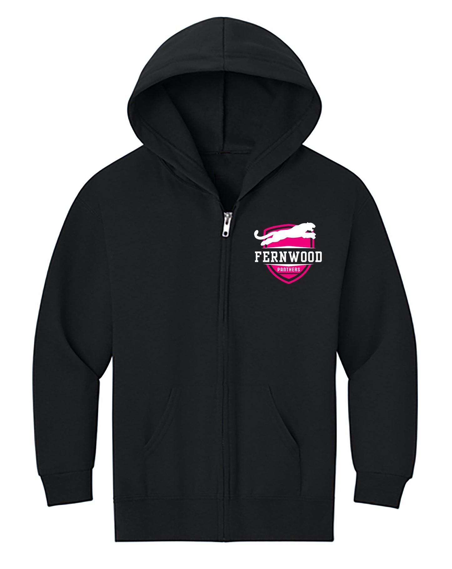 Fernwood Youth NuBlend® Full-Zip Hooded Sweatshirt