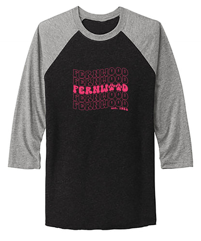 Unisex Tri-Blend 3/4-Sleeve Raglan Tee