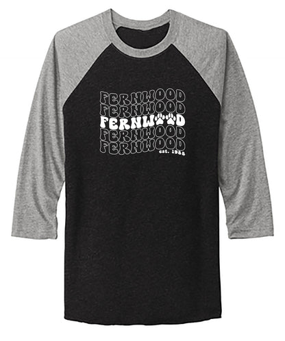 Unisex Tri-Blend 3/4-Sleeve Raglan Tee
