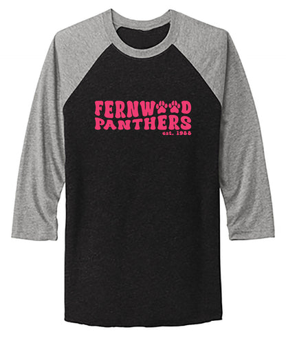 Unisex Tri-Blend 3/4-Sleeve Raglan Tee