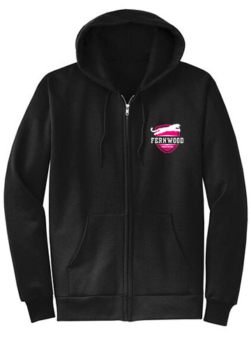 Fernwood Adult Fleece Full-Zip Hooded Sweatshirt