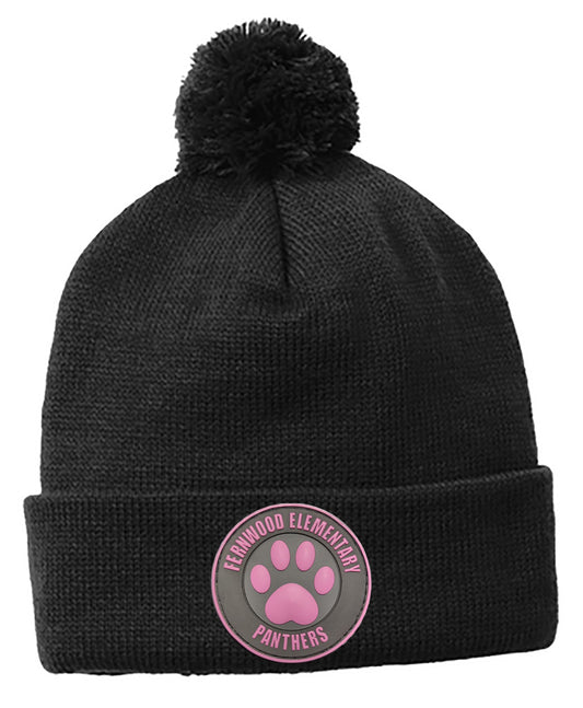 Fernwood Panther Pride Pom Pom Beanie
