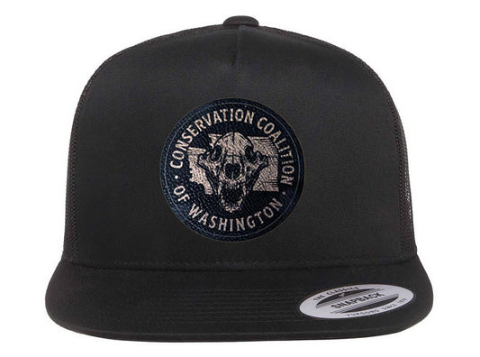 Conservation Coalition of Washington State – Black Flat Bill Hat