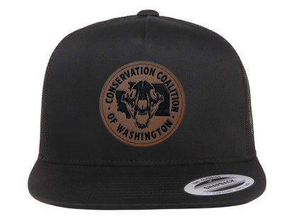 Conservation Coalition of Washington State – Black Flat Bill Hat