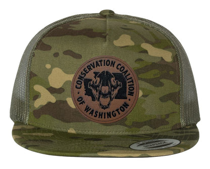 Conservation Coalition of Washington State – Green Camo Flat Bill Hat