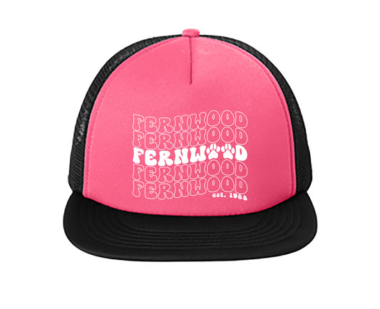 Flat Bill Snapback Trucker Cap
