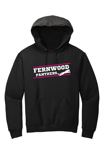 Black NuBlend® Pullover Hooded Sweatshirt