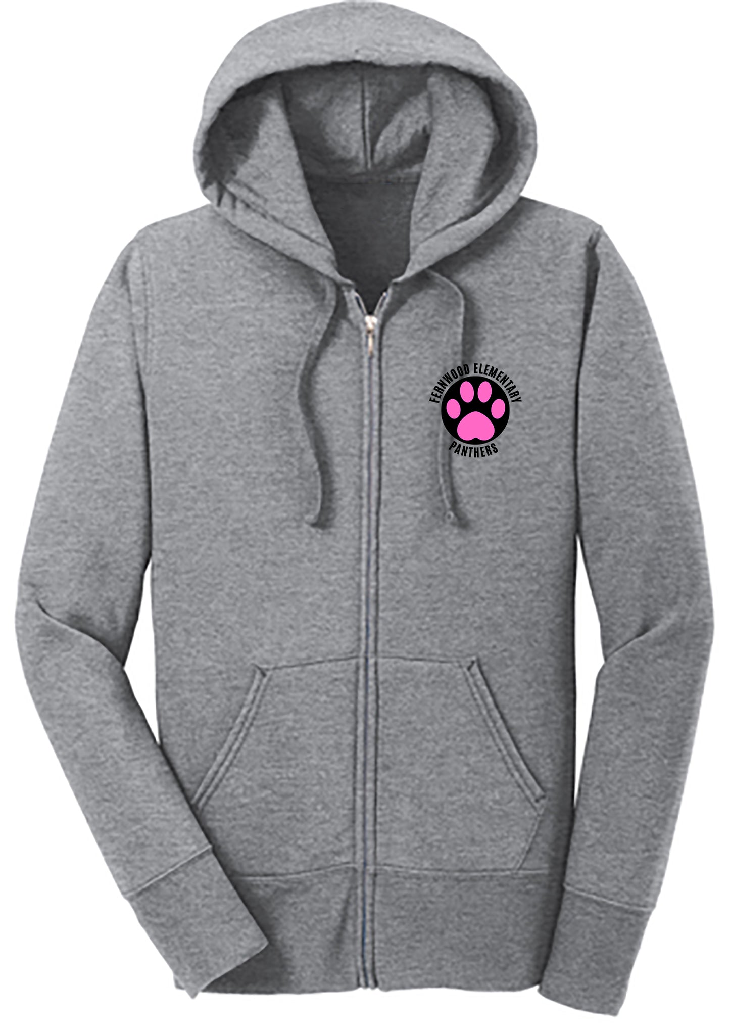 Fernwood Women's Fleece Full-Zip Hooded Sweatshirt