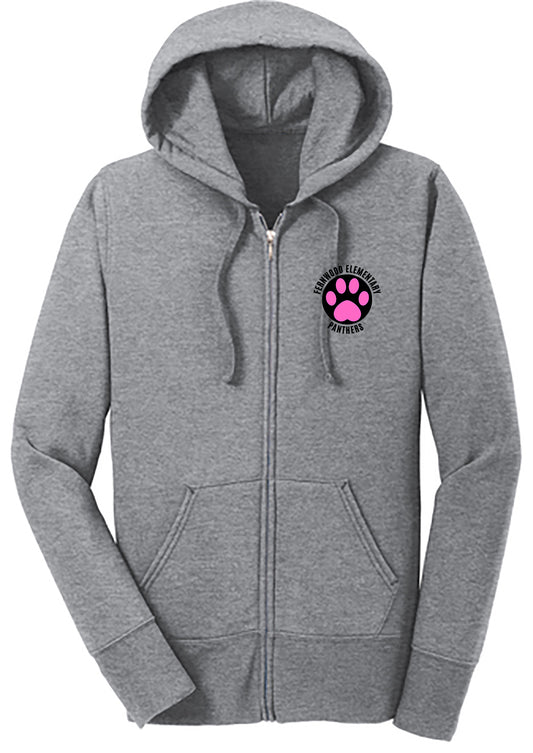 Fernwood Women's Fleece Full-Zip Hooded Sweatshirt