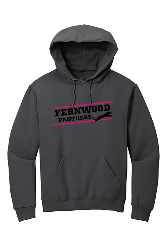Charcoal Adult NuBlend® Pullover Hooded Sweatshirt