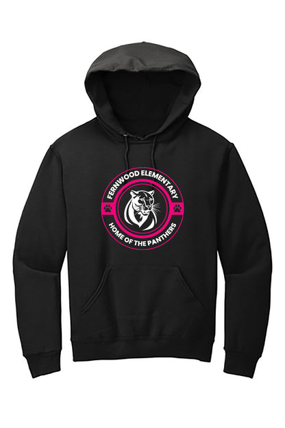 Black NuBlend® Pullover Hooded Sweatshirt