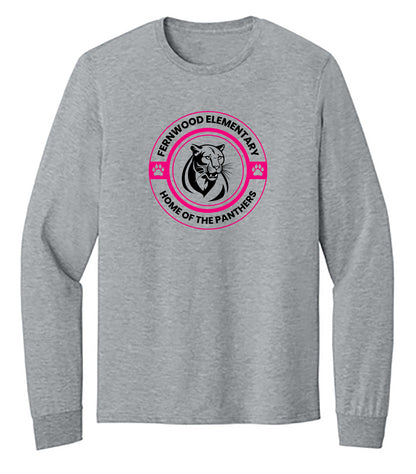 Athletic Heather Adult Unisex Cotton Long Sleeve T-Shirt