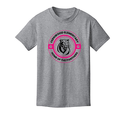 Athletic Heather Youth Core Cotton Tee