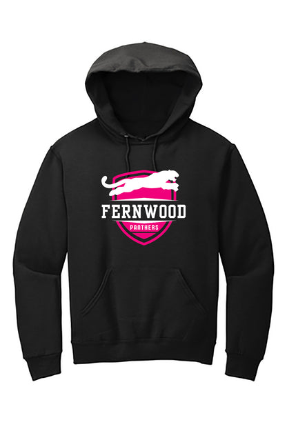Black NuBlend® Pullover Hooded Sweatshirt