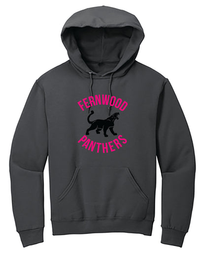 Charcoal Adult NuBlend® Pullover Hooded Sweatshirt