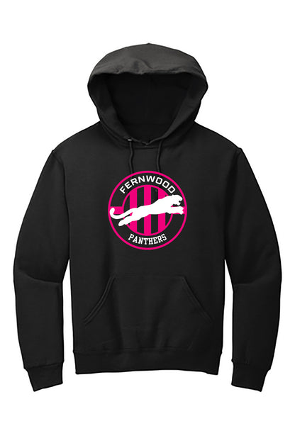 Black NuBlend® Pullover Hooded Sweatshirt