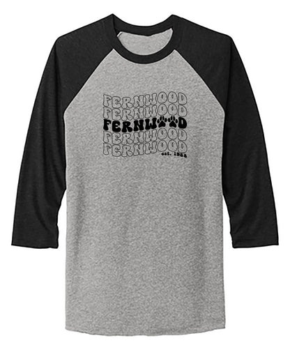 Unisex Tri-Blend 3/4-Sleeve Raglan Tee