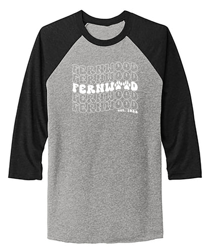 Unisex Tri-Blend 3/4-Sleeve Raglan Tee