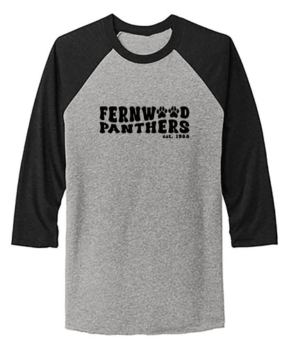Unisex Tri-Blend 3/4-Sleeve Raglan Tee