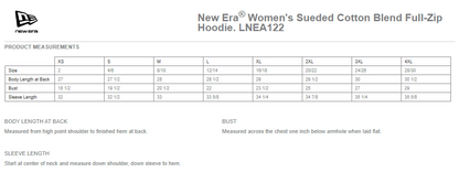 New Era® Women's Sueded Cotton Blend Full-Zip Hoodie