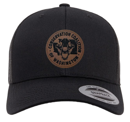 Black Curved Bill Trucker Hat – Conservation Coalition of Washington State