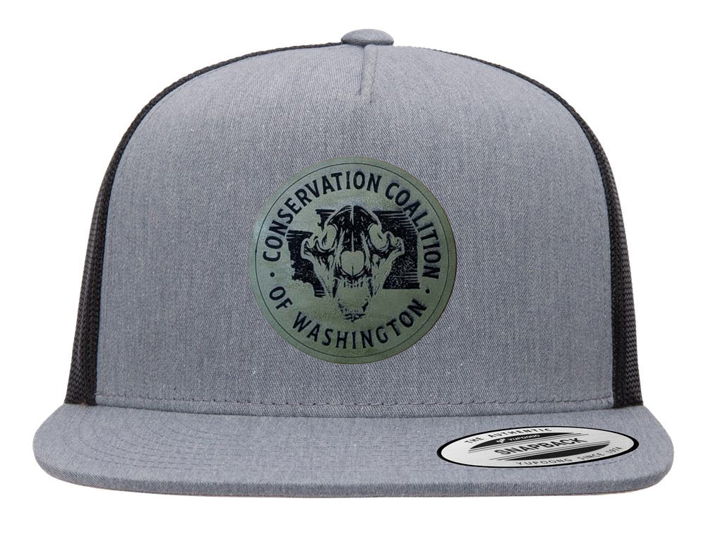 Conservation Coalition of Washington State – Heather Grey Flat Bill Hat