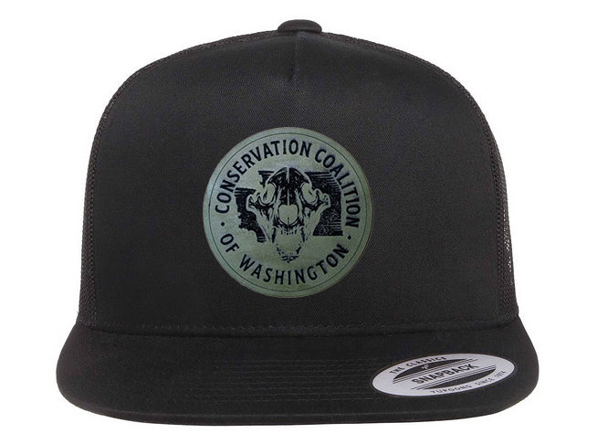 Conservation Coalition of Washington State – Black Flat Bill Hat