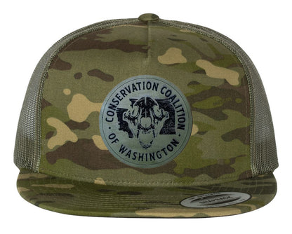 Conservation Coalition of Washington State – Green Camo Flat Bill Hat