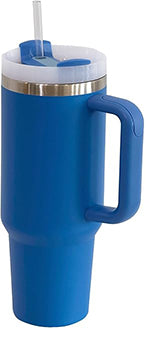 40 oz tumbler with handle and Straw