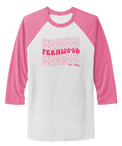 Unisex Tri-Blend 3/4-Sleeve Raglan Tee