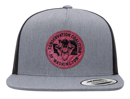 Conservation Coalition of Washington State – Heather Grey Flat Bill Hat