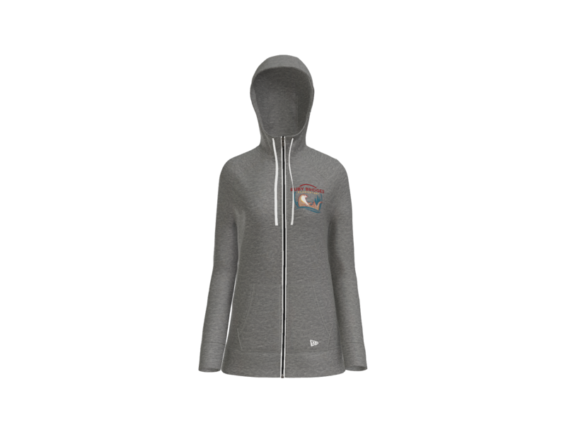 New Era® Women's Sueded Cotton Blend Full-Zip Hoodie