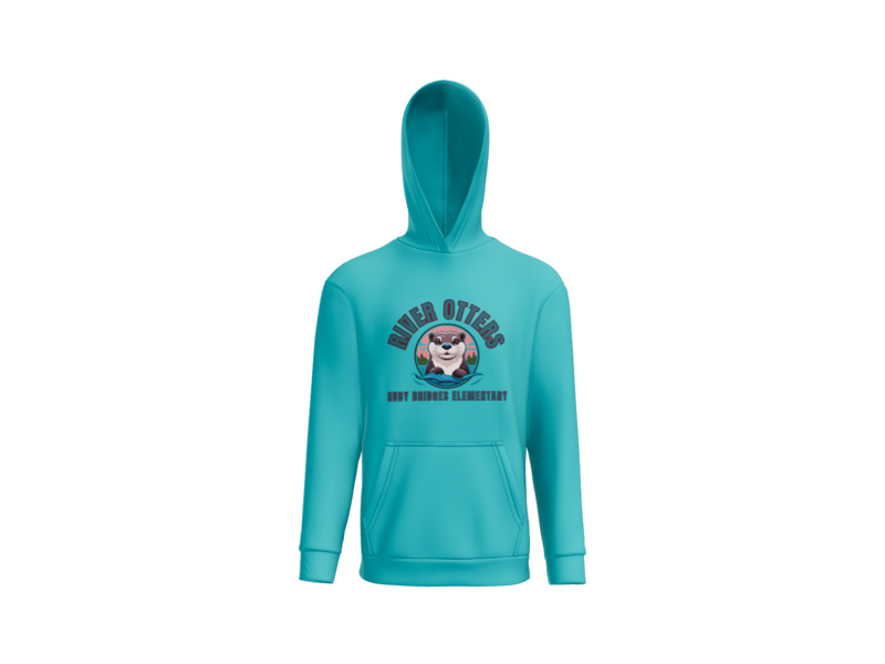 Ruby Bridges Elementary – River Otters 2026 Youth Fleece Hoodie