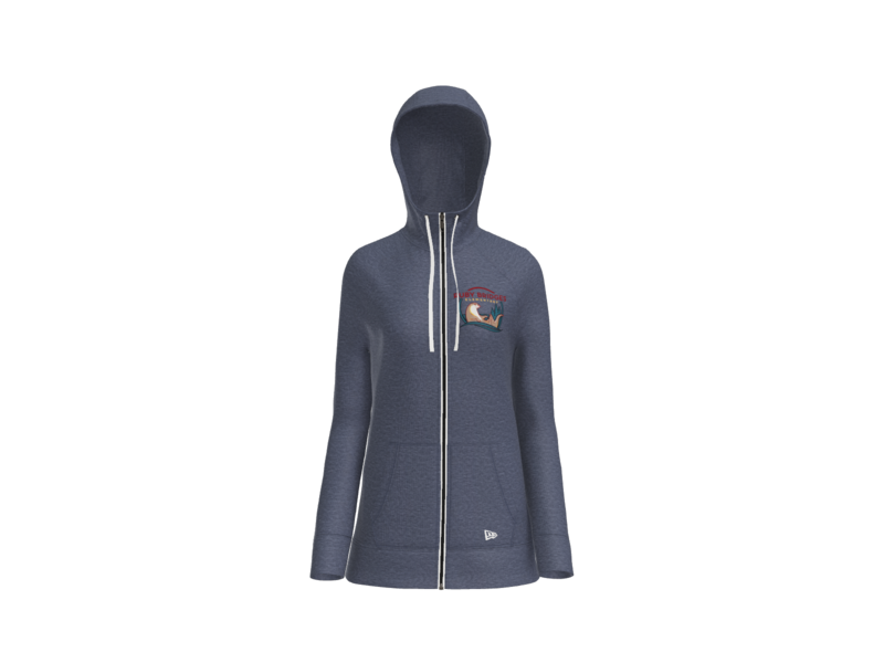 New Era® Women's Sueded Cotton Blend Full-Zip Hoodie