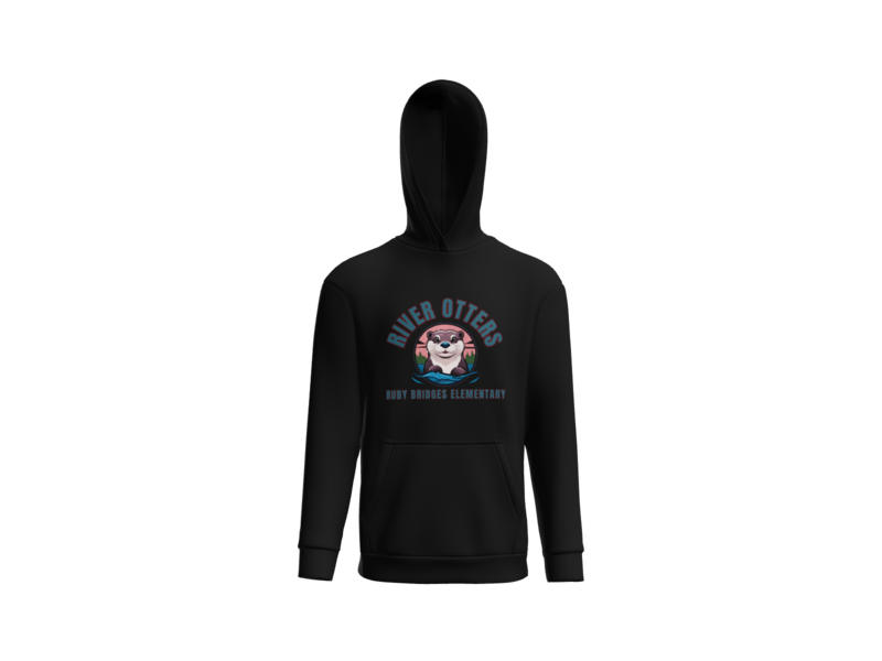 Ruby Bridges Elementary – River Otters 2026 Youth Fleece Hoodie